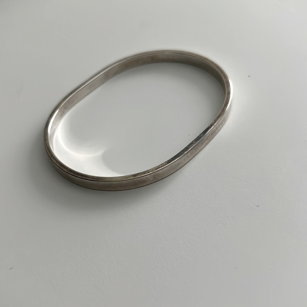 Silver Arm bangle by designer Kristen Elspeth